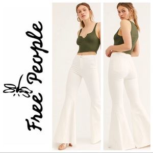 Free People “Just Float On” High Waist Flare Pants
